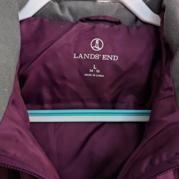 Lands' End women's large down puffer vest - Picture 4 of 6